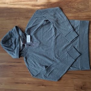 Banana Republic Henley Jersey Knit Hoodie
